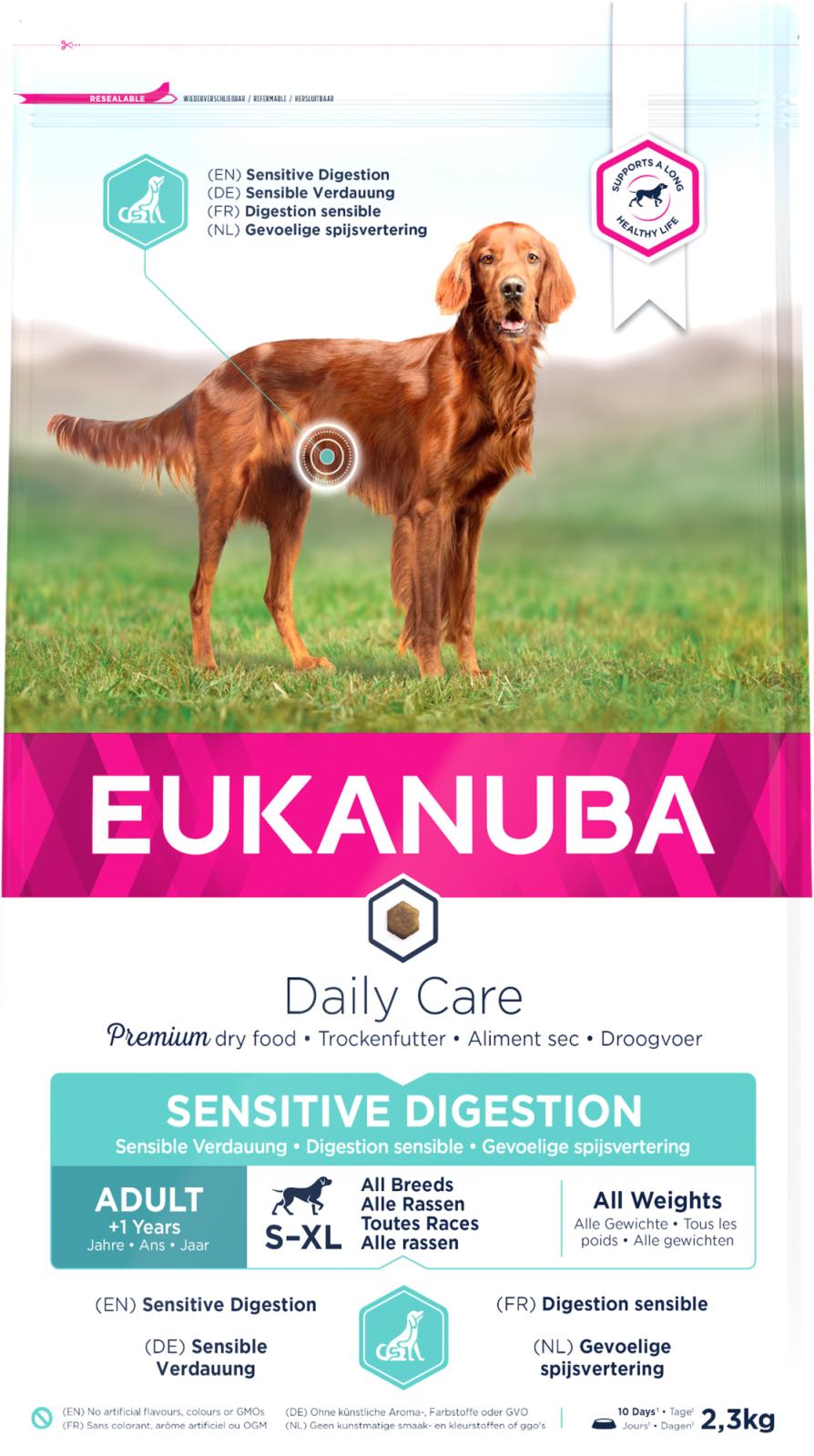 Eukanuba DailyCare Sensitive Digestion koiran kuivaruoka