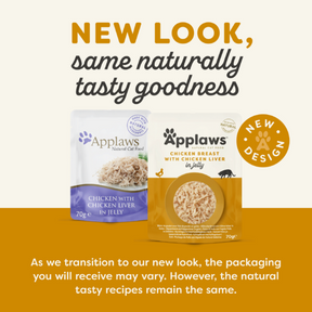Applaws Kissa Kana & Maksa Jelly annospussi 70 g MAISTELUPAKKAUS