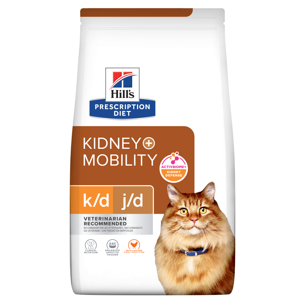 Hill's k/d + j/d Kidney Mobility with Chicken kissalle