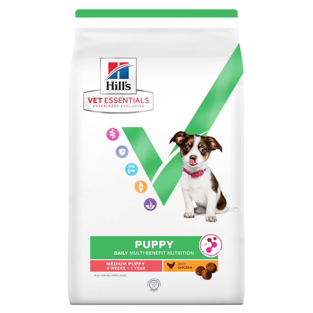 Hill's Vet Essentials Multi-Benefit Medium Puppy with Chicken koiralle