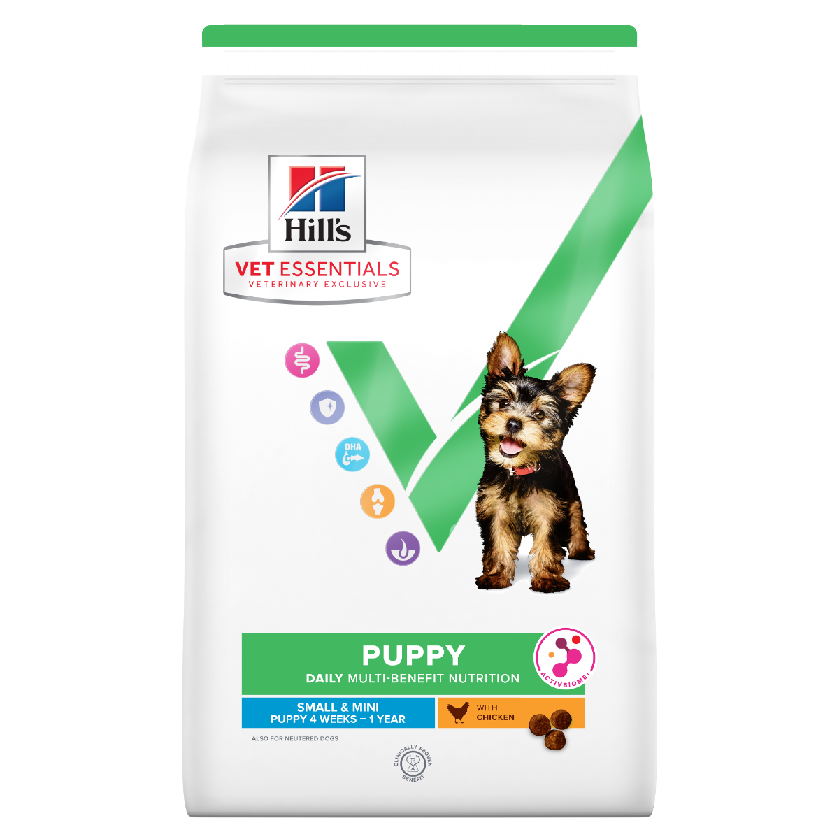 Hill's Vet Essentials Multi-Benefit Small & Mini Puppy with Chicken koiralle