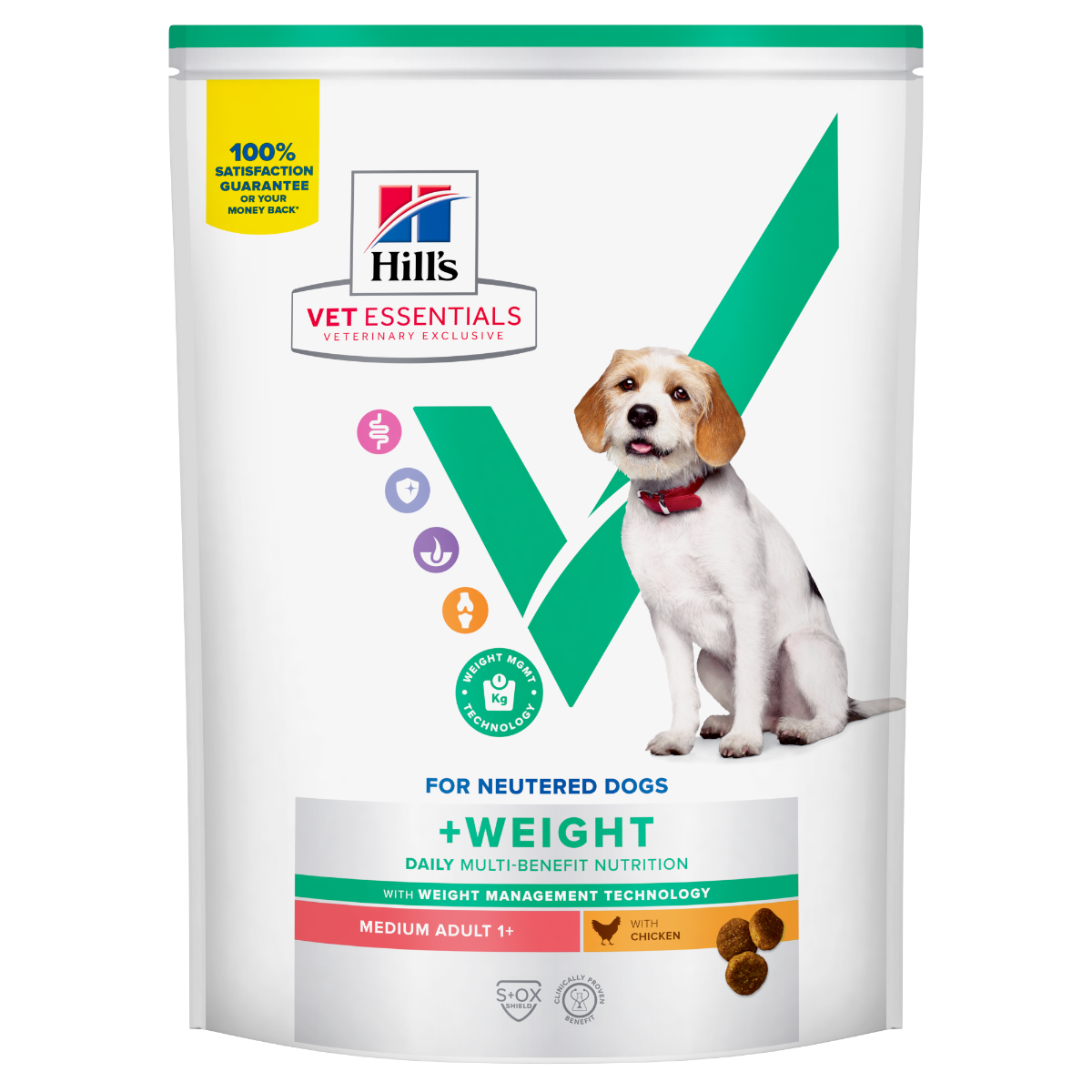 Hill's Vet Essentials Multi-Benefit + Weight Medium Adult with Chicken koiralle 2 kg