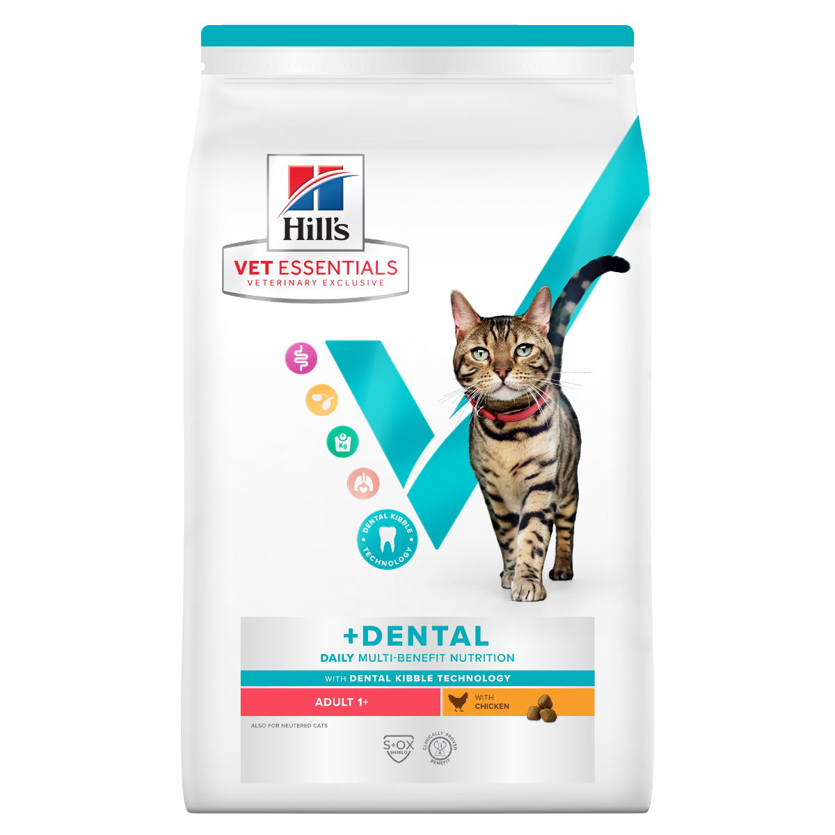 Hill's Vet Essentials Multi-Benefit + Dental Adult with Chicken kissalle 3 kg