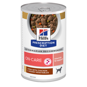 Hill's ON-Care with Chicken & Vegetables muhennos koiralle 354 g MAISTELUPAKKAUS