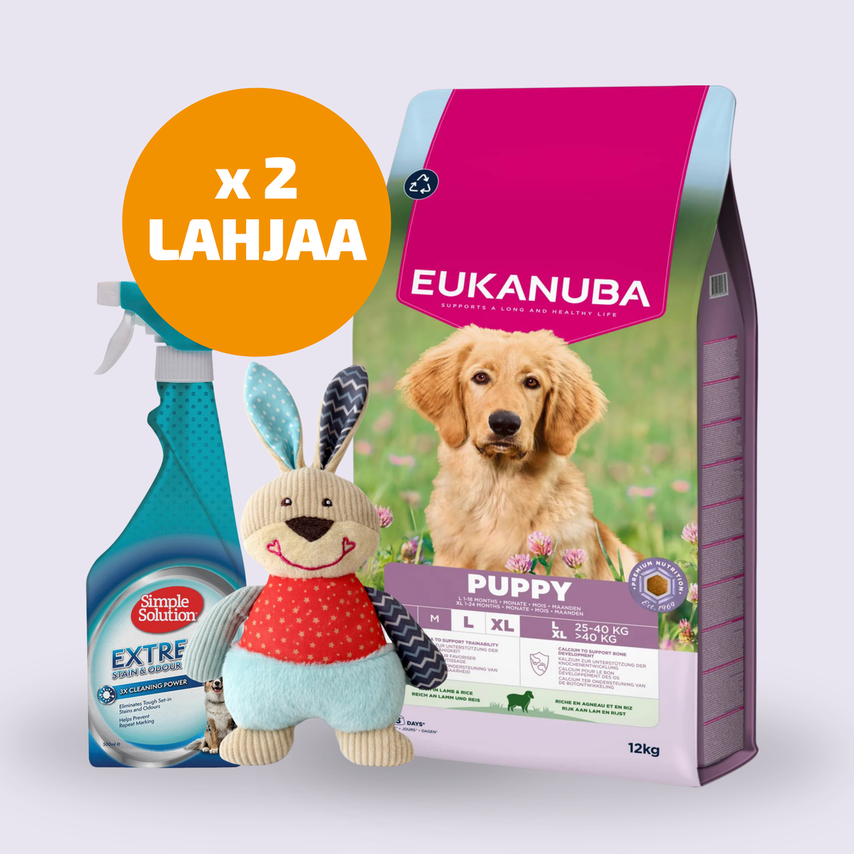 Eukanuba Puppy Large Lamb & Rice koiran kuivaruoka 12 kg