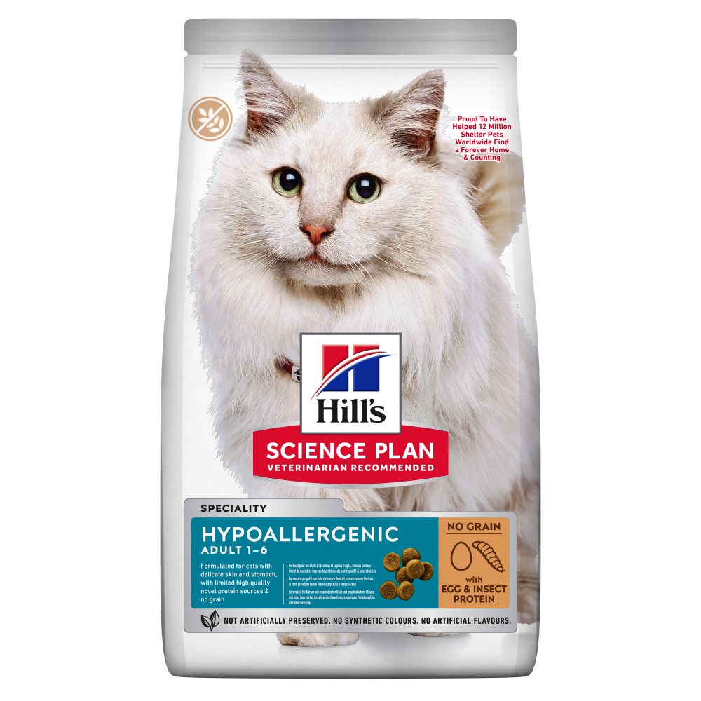 Hill's SP Hypoallergenic with Egg & Insect Adult kissalle