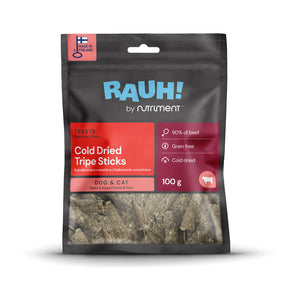 RAUH! Cold-dried Tripe Sticks - Kylmäkuivatut mahatikut 100 g