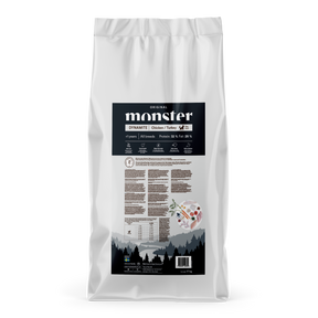 Monster Dog Original Dynamite Chicken-Turkey koiralle
