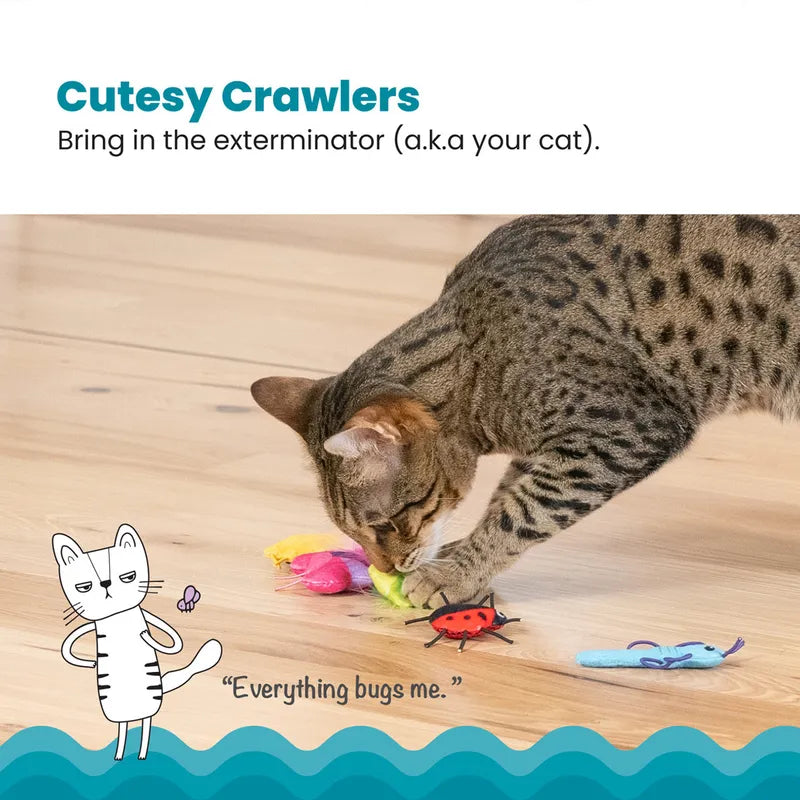 Catstages Cute As A Bug 6-pack kissanlelu