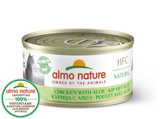 Almo Nature HFC Natural Kana ja Aloe vera 24 x 70 g