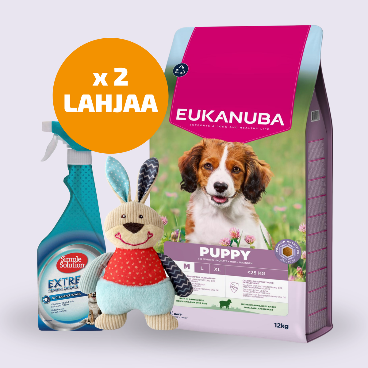Eukanuba Puppy Small/Medium Lamb & Rice koiran kuivaruoka
