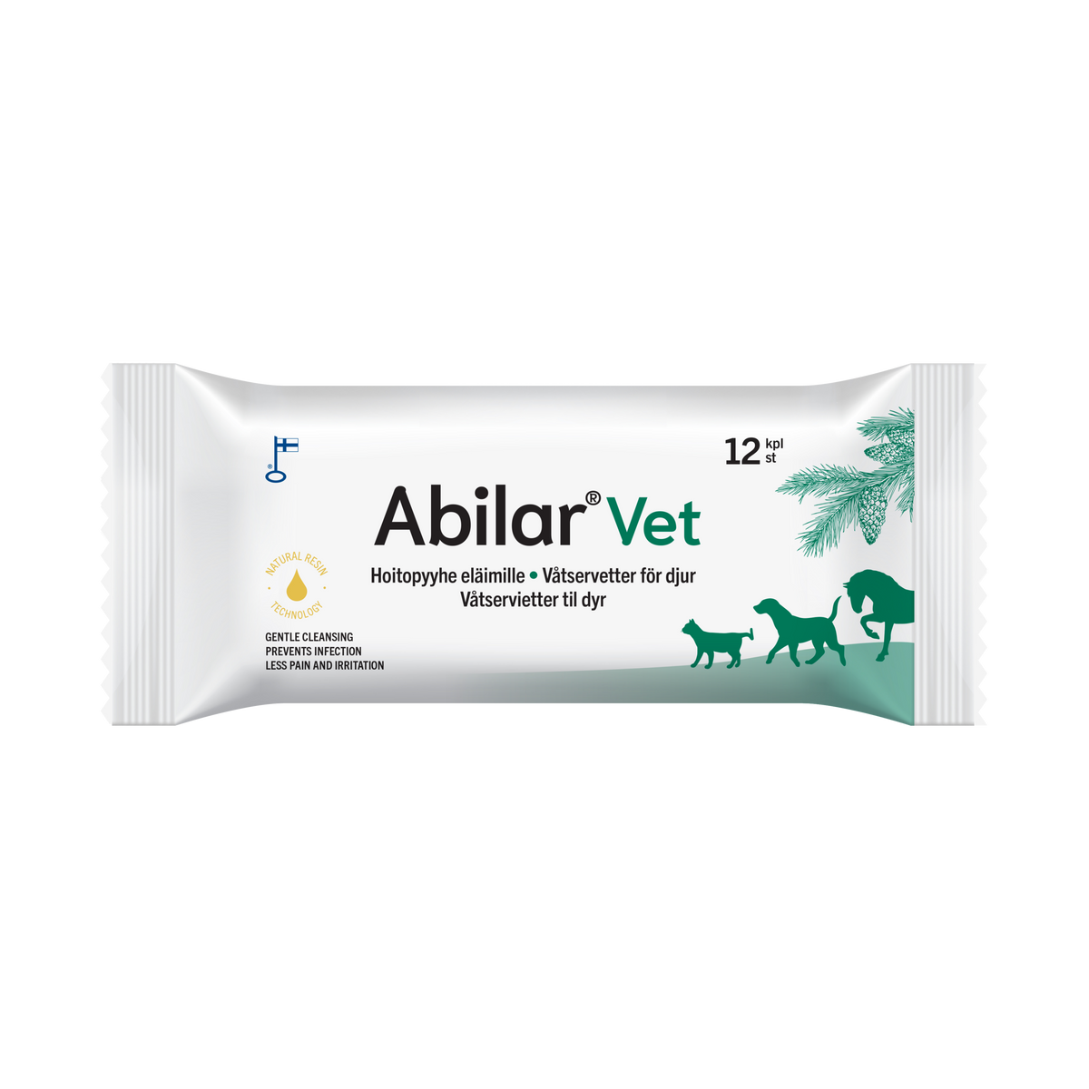 Abilar Vet Hoitopyyhe 12 kpl