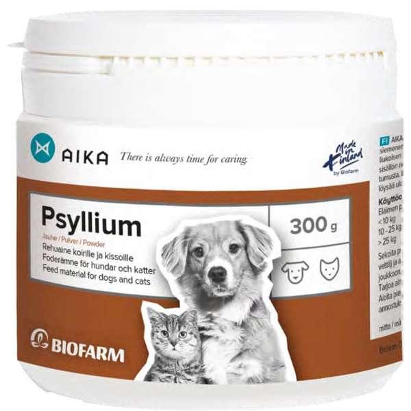 AIKA Psyllium kissalle ja koiralle 300 g