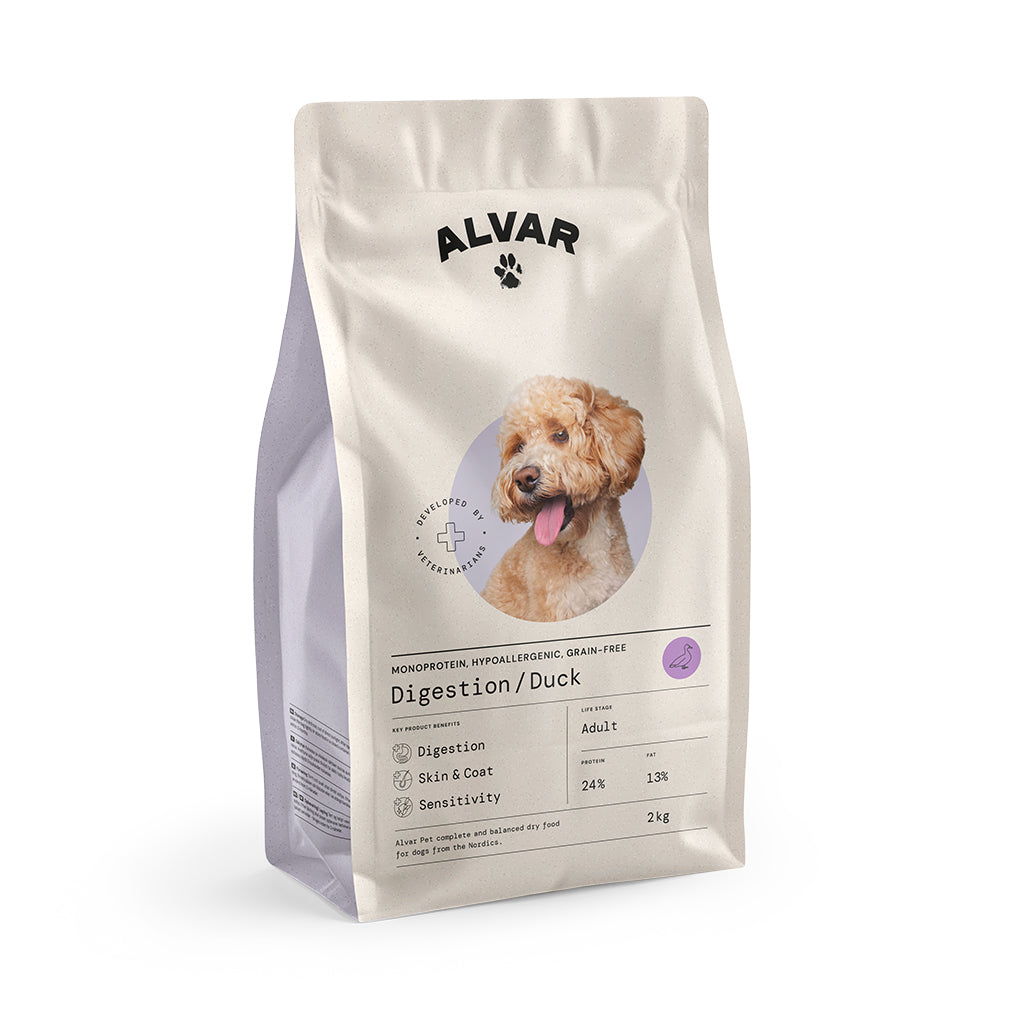 Alvar Pet Digestion/Duck koiran kuivaruoka
