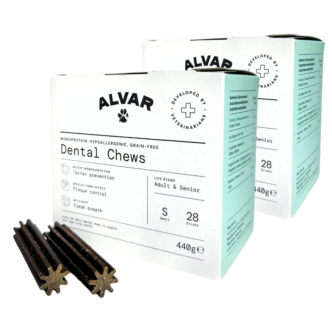 Alvar Pet Dental Chews puruluut S TUPLAPAKKAUS