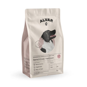 Alvar Pet Sensitive/Venison -kuivaruoka koirille 2 x 7 kg SÄÄSTÖPAKKAUS