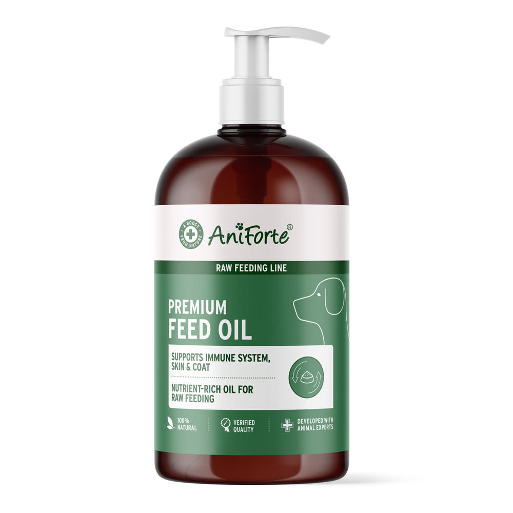AniForte BARF Ruokintaöljy lisäravinne koiralle 500 ml