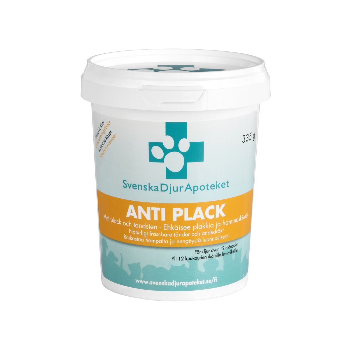 Svenska DjurApoteket Anti Plack koiralle ja kissalle 335 g