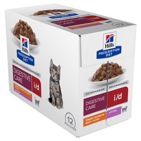Hill's Prescription Diet i/d Digestive Care Wet with Chicken -ruoka kissanpennulle 12 x 85 g
