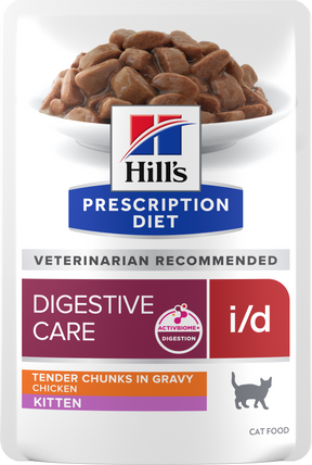 Hill's Prescription Diet i/d Digestive Care Wet with Chicken -ruoka kissanpennulle 12 x 85 g