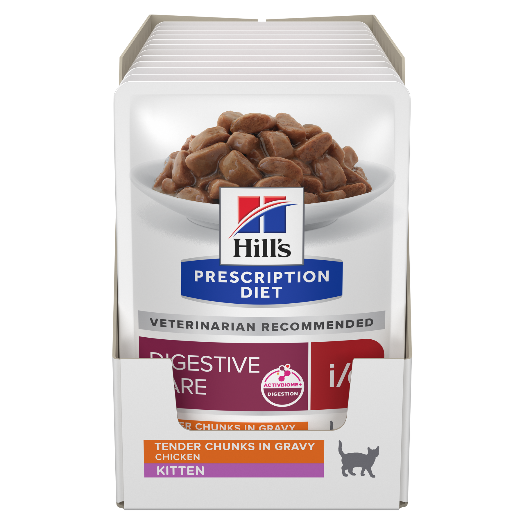 Hill's Prescription Diet i/d Digestive Care Wet with Chicken -ruoka kissanpennulle 12 x 85 g