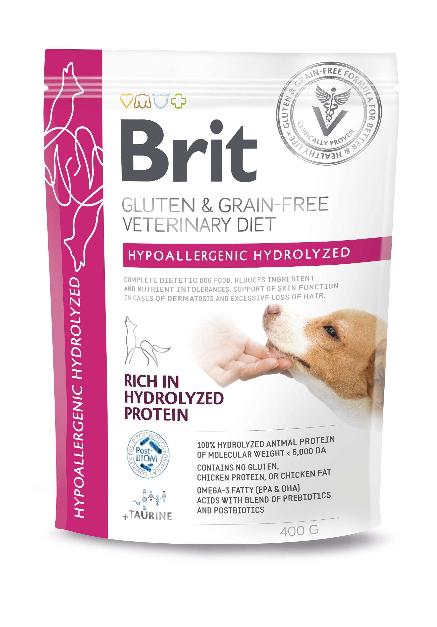 Brit Veterinary Diet Hypoallergenic Hydrolyzed koiralle