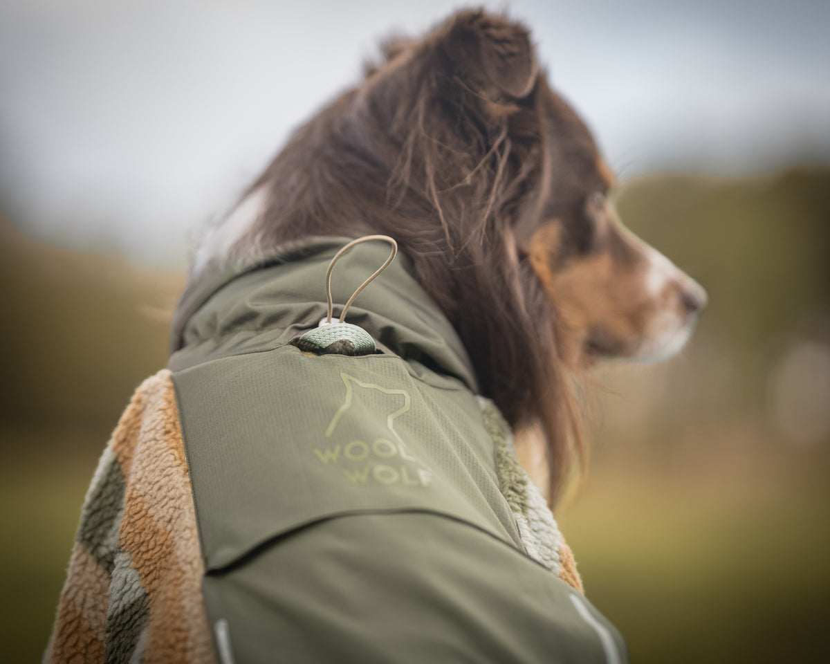 Woolly Wolf Borealis Pile koiran fleecetakki