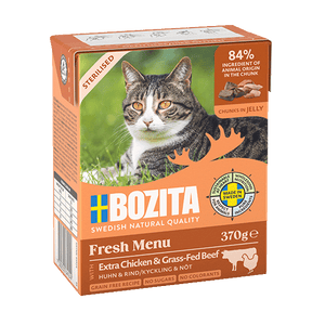 Bozita Sterilised kanaa ja nautaa hyytelössä kissalle 370 g