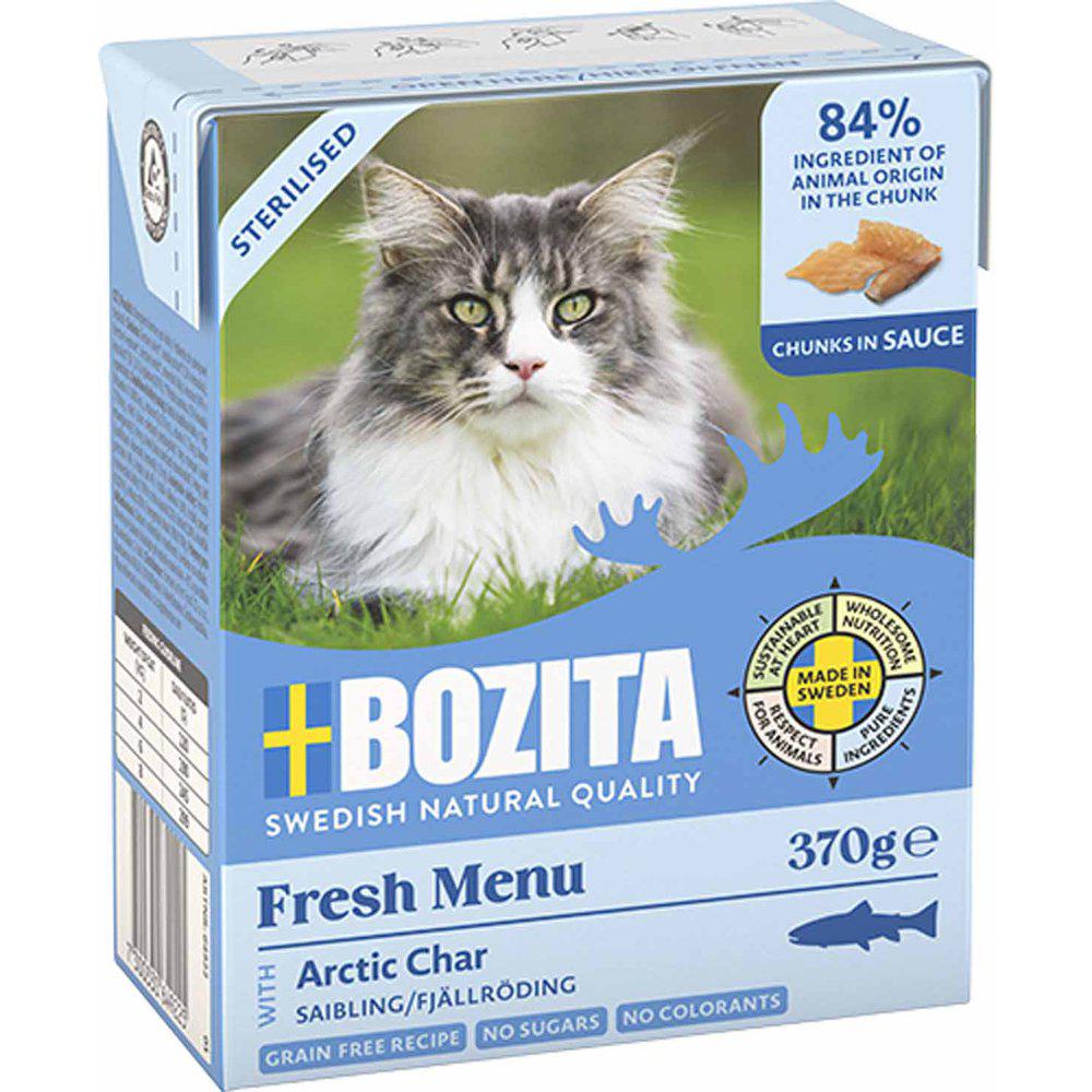 Bozita Sterilised nieriää kastikkeessa kissalle 6 x 370 g