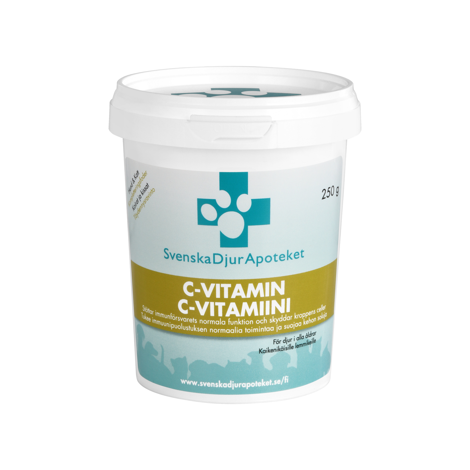 Svenska DjurApoteket C-vitamin koiralle ja kissalle 250 g