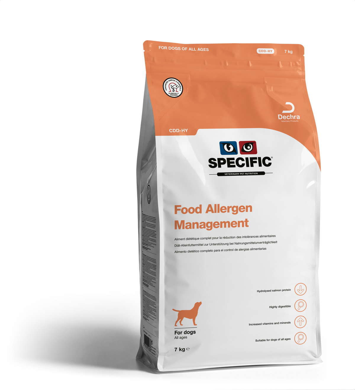 Specific CDD-HY Food Allergen Management koiralle