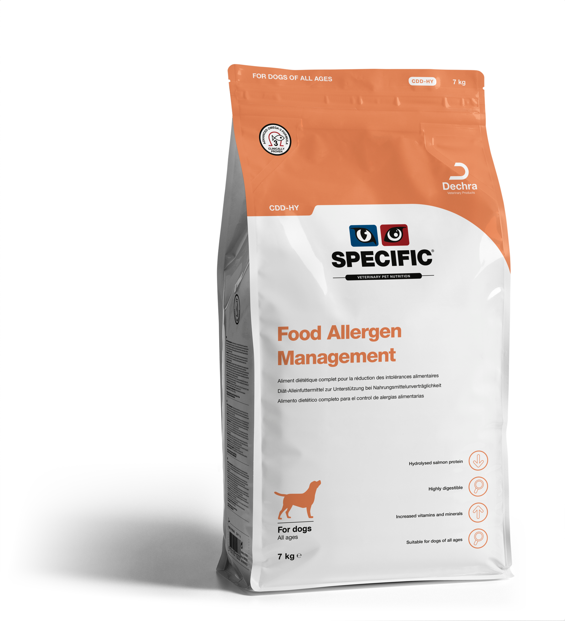Specific CDD-HY Food Allergen Management koiralle