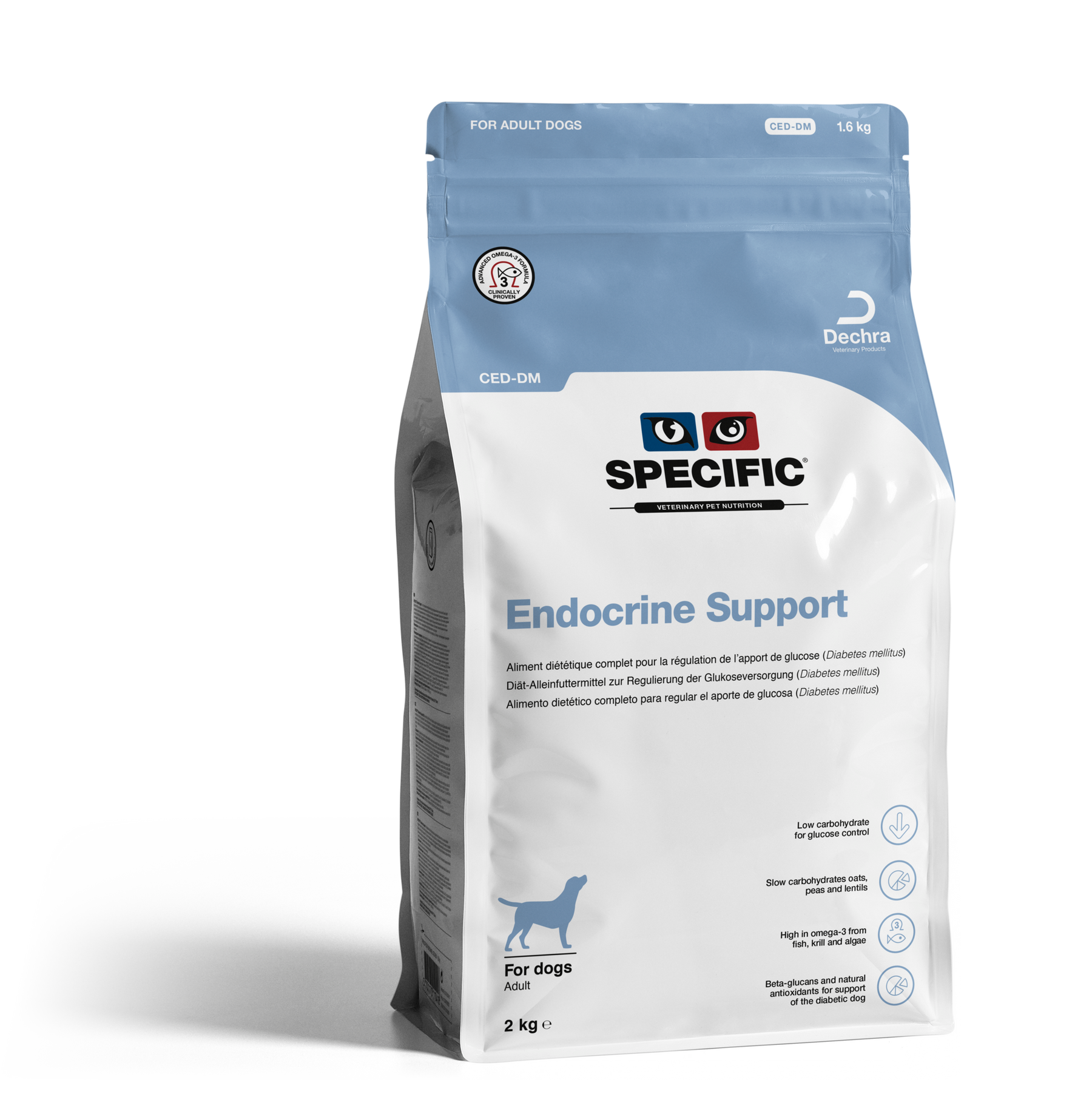 Specific CED-DM Endocrine Support koiralle 2 kg