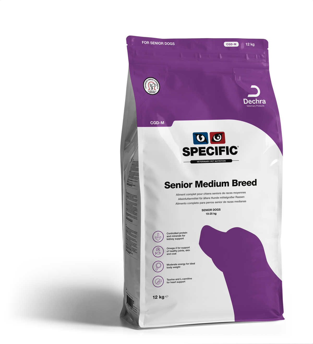Specific CGD-M Senior Medium Breed koiralle
