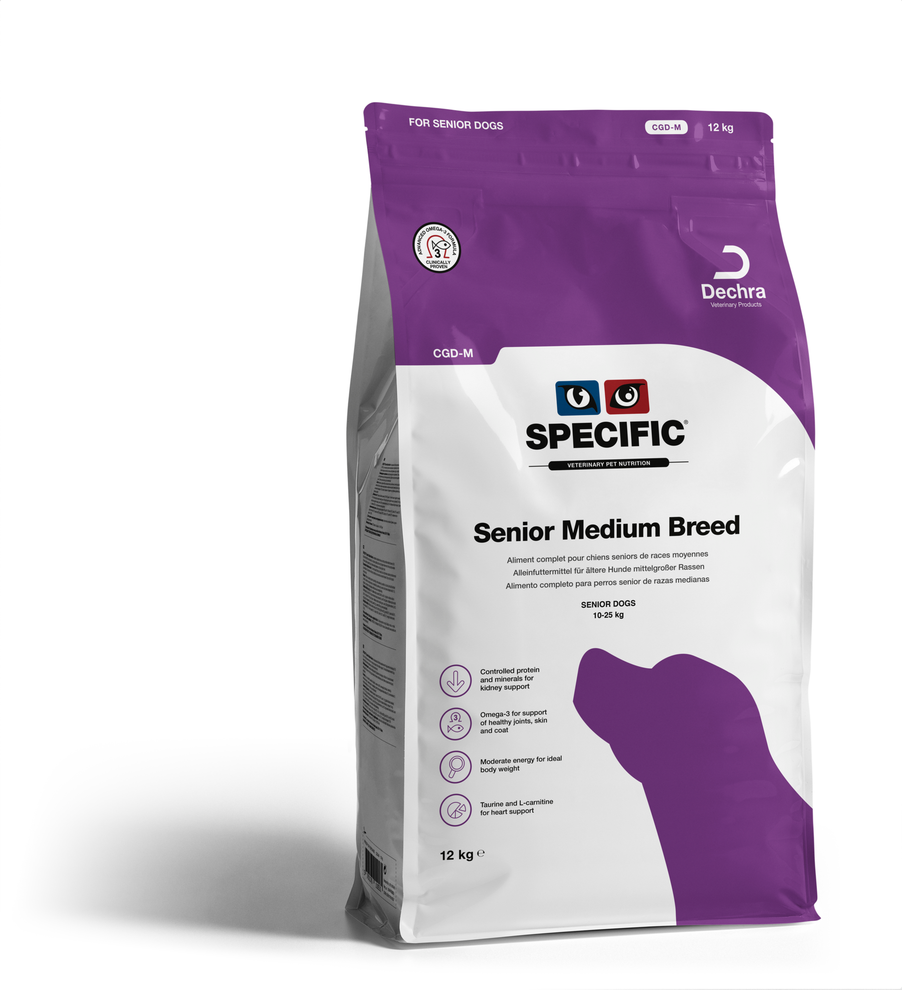 Specific CGD-M Senior Medium Breed koiralle