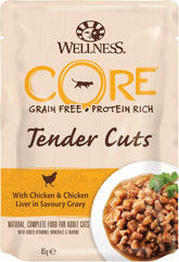 Core Tender Cuts Chicken and Chicken Liver in Gravy kissalle 85 g