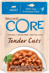 Core Tender Cuts Tuna in Gravy kissalle 85 g