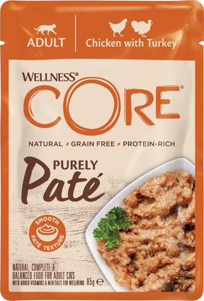 Core adult Purely Paté chicken & turkey kissalle 85 g