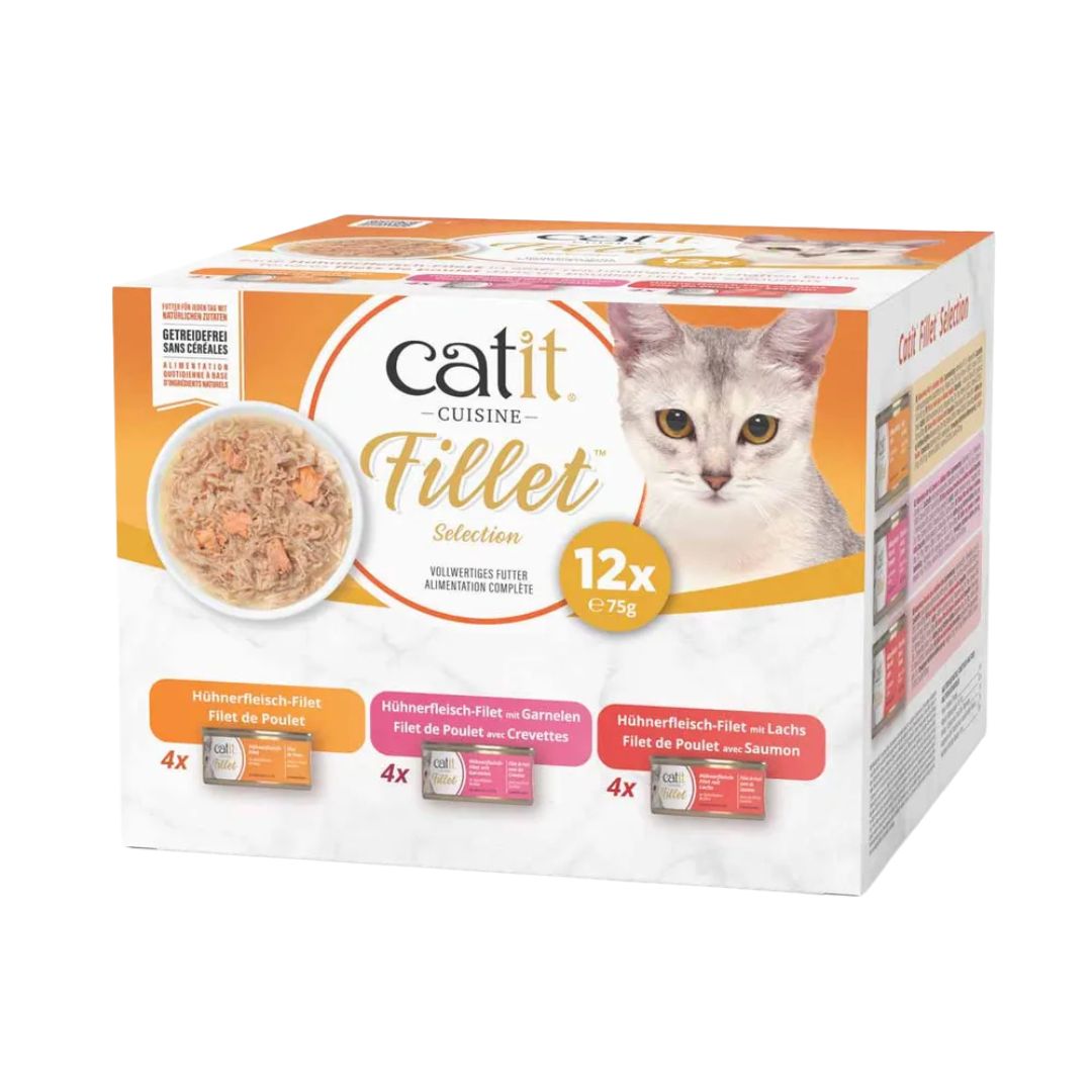 Catit Cuisine Chicken Fillet Variopack kissalle 12 x 75 g