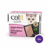 Catit Cuisine Mousse Chicken & Ham kissalle 12 x 90 g SÄÄSTÖPAKKAUS