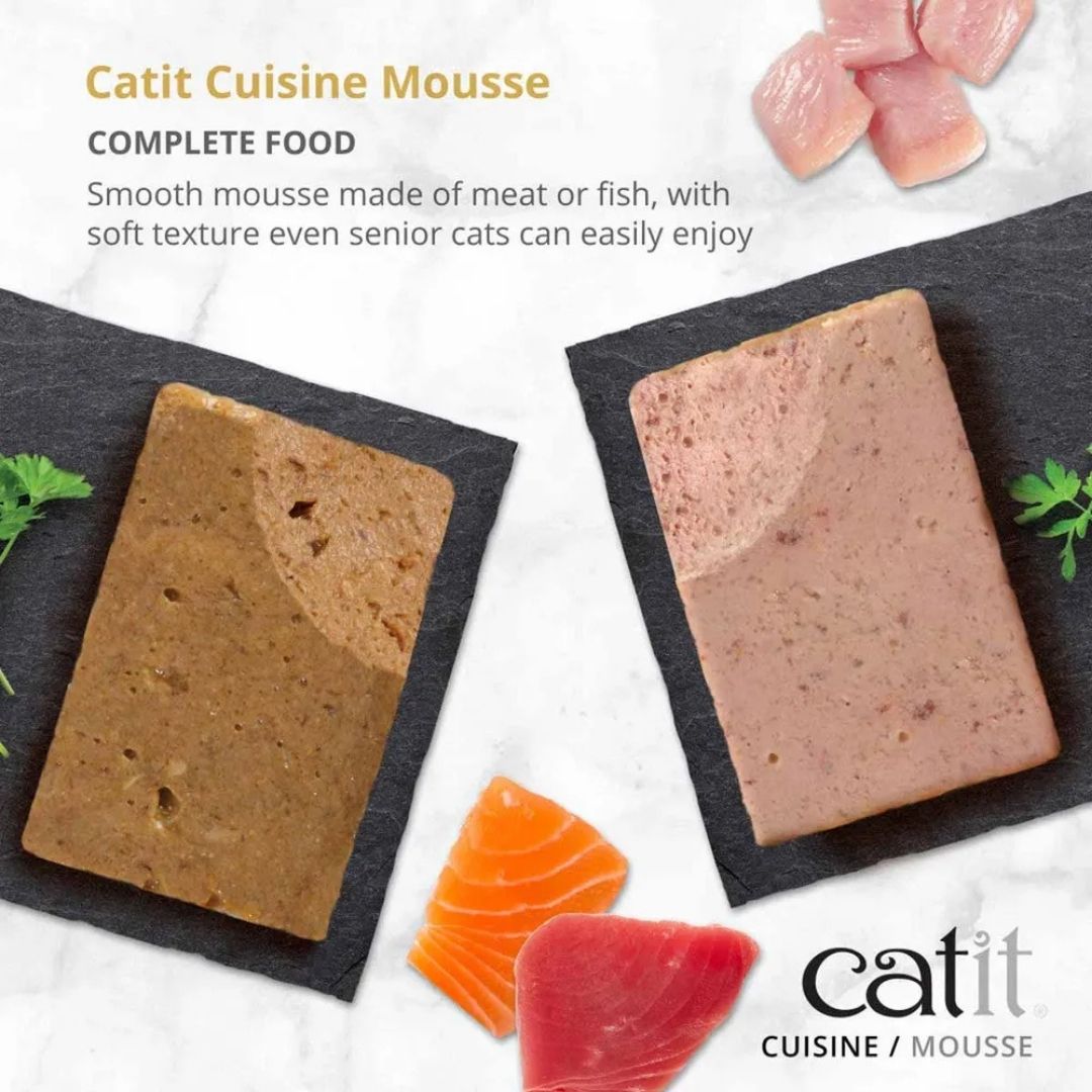 Catit Cuisine Mousse Chicken & Ham kissalle 90 g