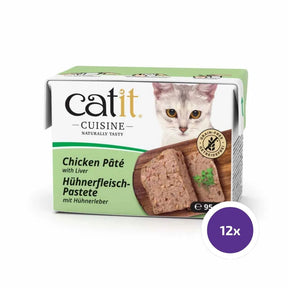Catit Cuisine Pate Chicken & Liver kissalle 12 x 95 g SÄÄSTÖPAKKAUS