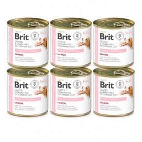 Brit Veterinary Diet Hypoallergenic Salmon koiralle 6 x 200 g
