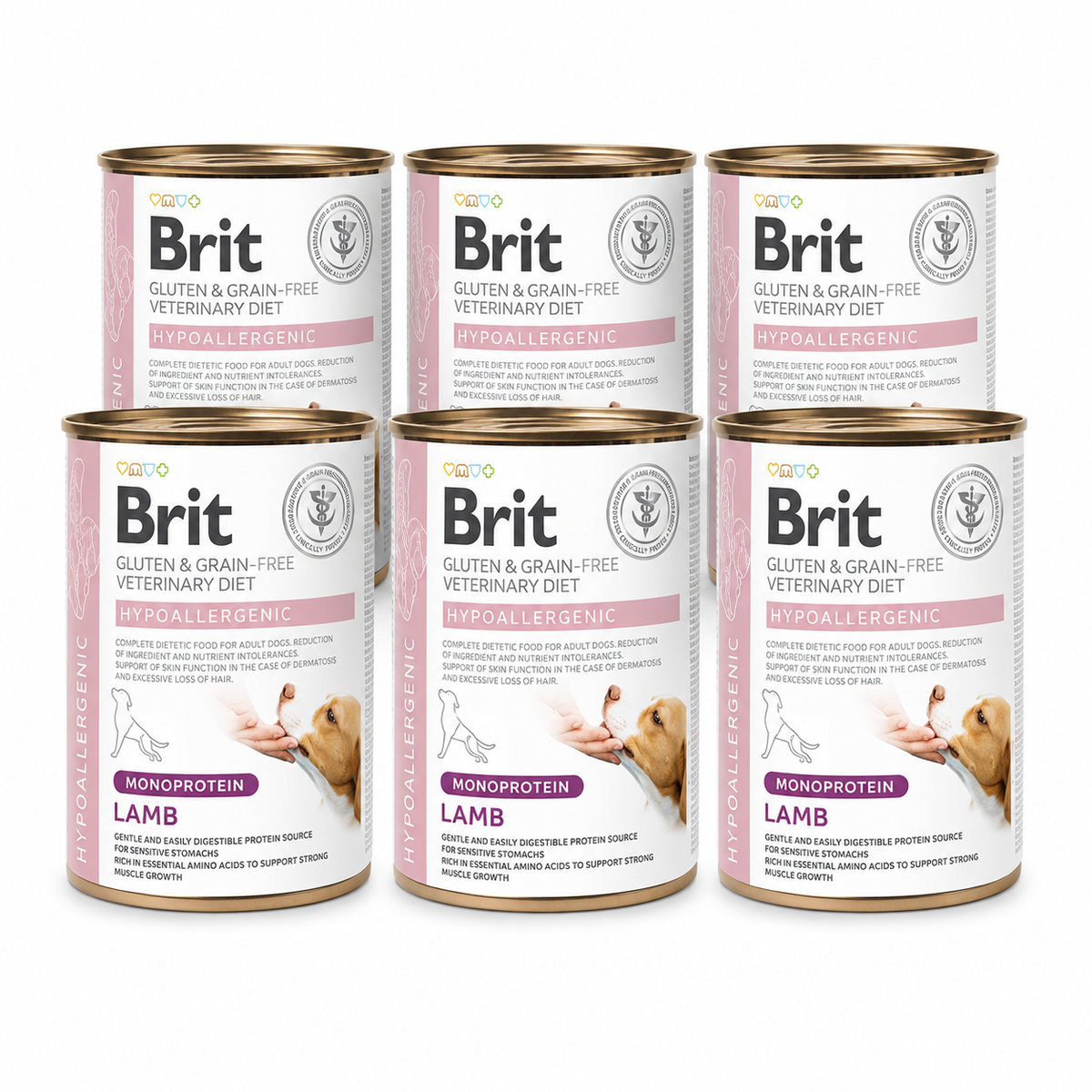 Brit Veterinary Diet Hypoallergenic Lamb koiralle 6 x 400 g