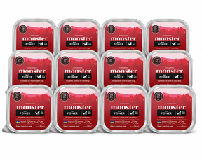 Monster Dog Adult Power Pate nauta koiralle 12 x 150 g