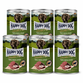 Happy Dog Pur Neuseeland – Lammas 6 x 400 g