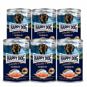 Happy Dog Pur Norway – Merikala 6 x 400 g