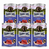 Happy Dog Pur Italy – Puhveli 6 x 400 g