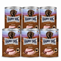 Happy Dog Pur Texas – Kalkkuna 6 x 400g