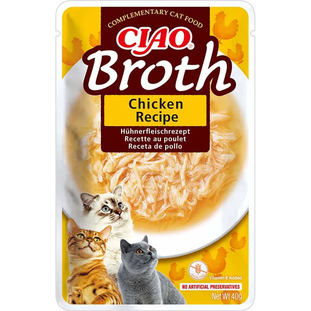 Ciao Chicken broth with chicken kissalle 40 g MAISTELUPAKKAUS